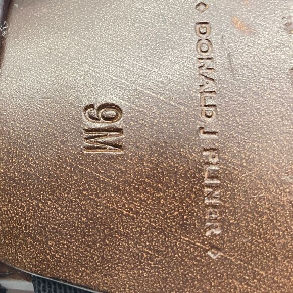 Donald J. Pliner Hizzy S1 Black/Tortoise Designer Shoe Size 9M Made in Spain - Picture 6 of 9